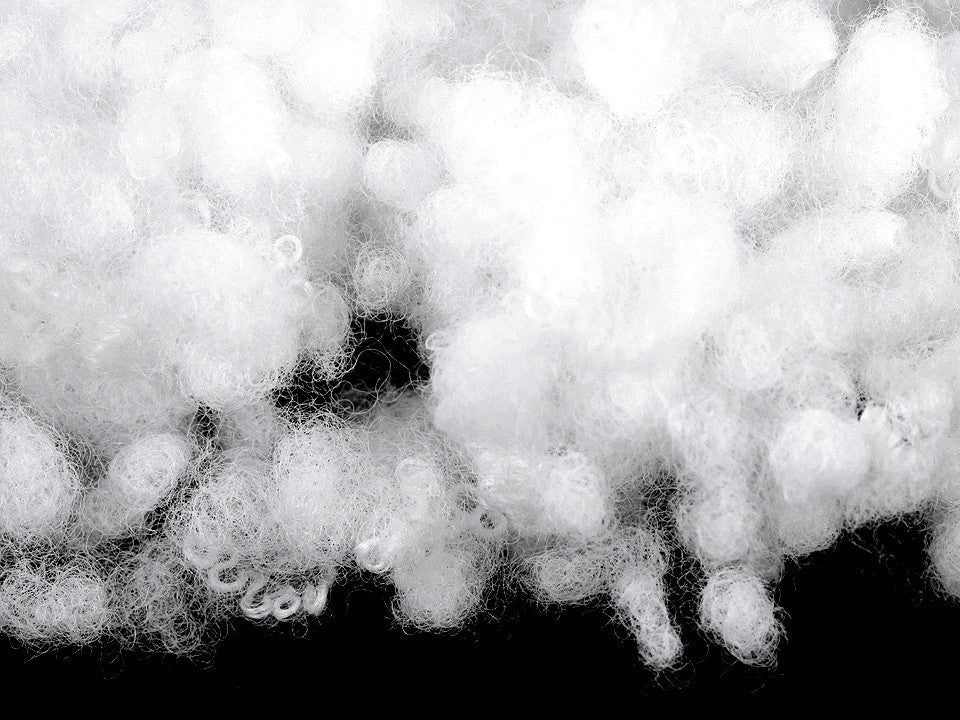 Boules de polyester en fibre creuse blanchie pour garniture, 5kg