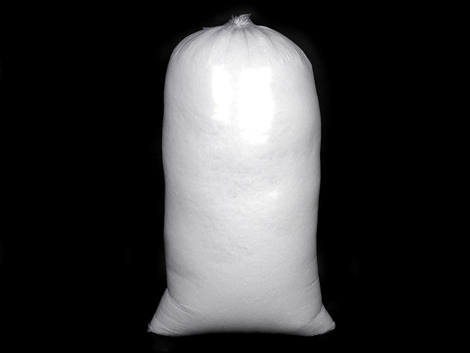 Boules de polyester en fibre creuse blanchie pour garniture, 5kg
