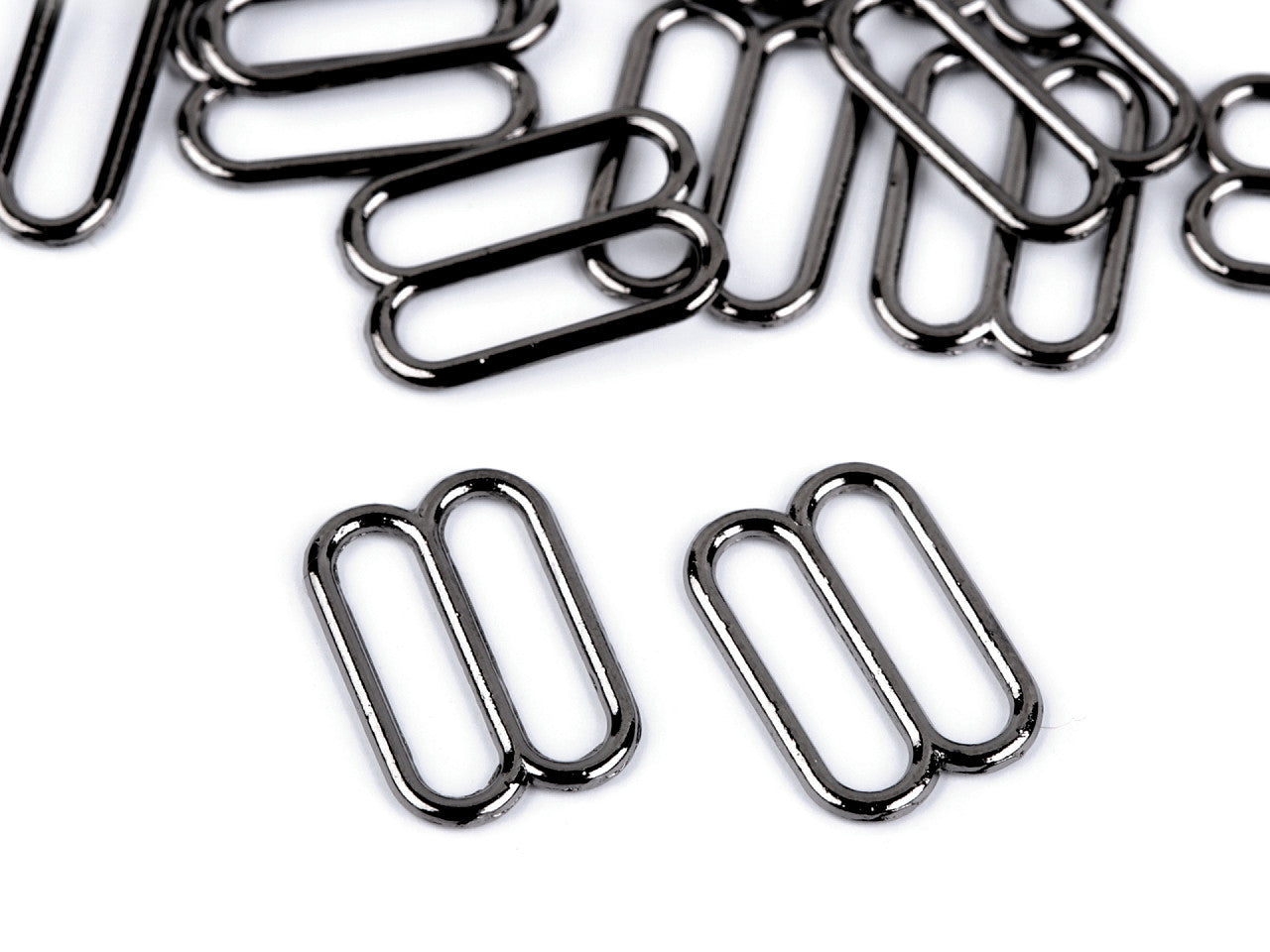 Attache métallique de réglage pour sangle de soutien-gorge, largeur 12 mm