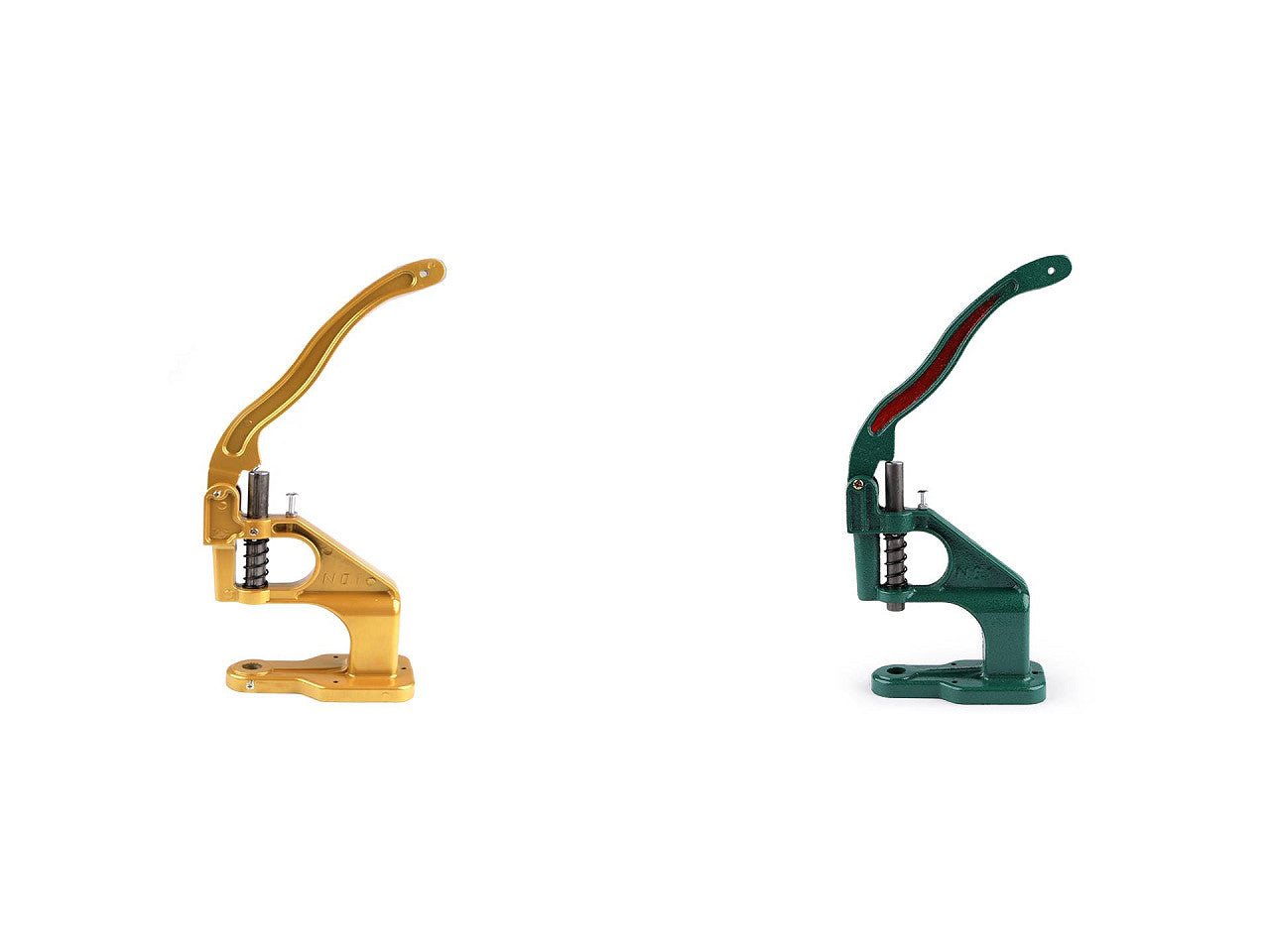 Presse manuelle pour passe-fils, œillets, rivets et goujons