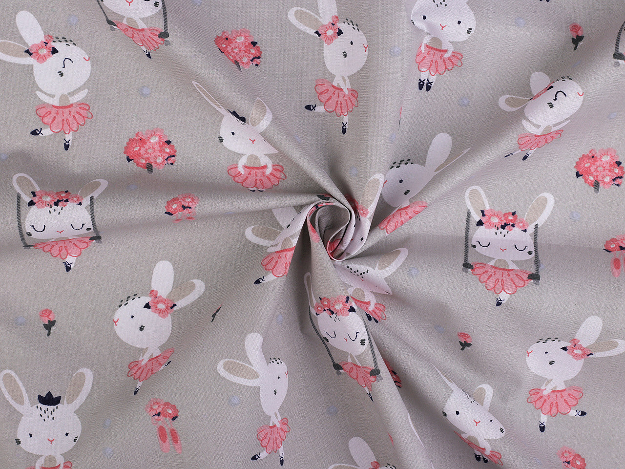 Tissu/Toile en coton Lapins