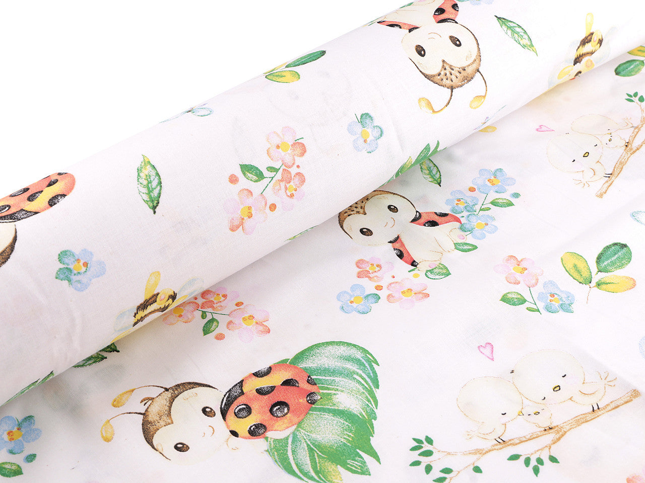 Tissu/Toile en coton Coccinelles, Abeilles