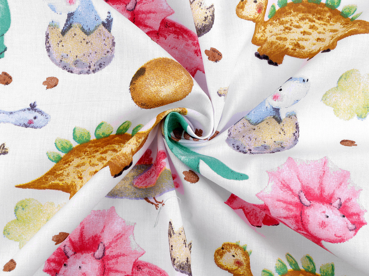 Cretonne coton oekotex Dinosaures