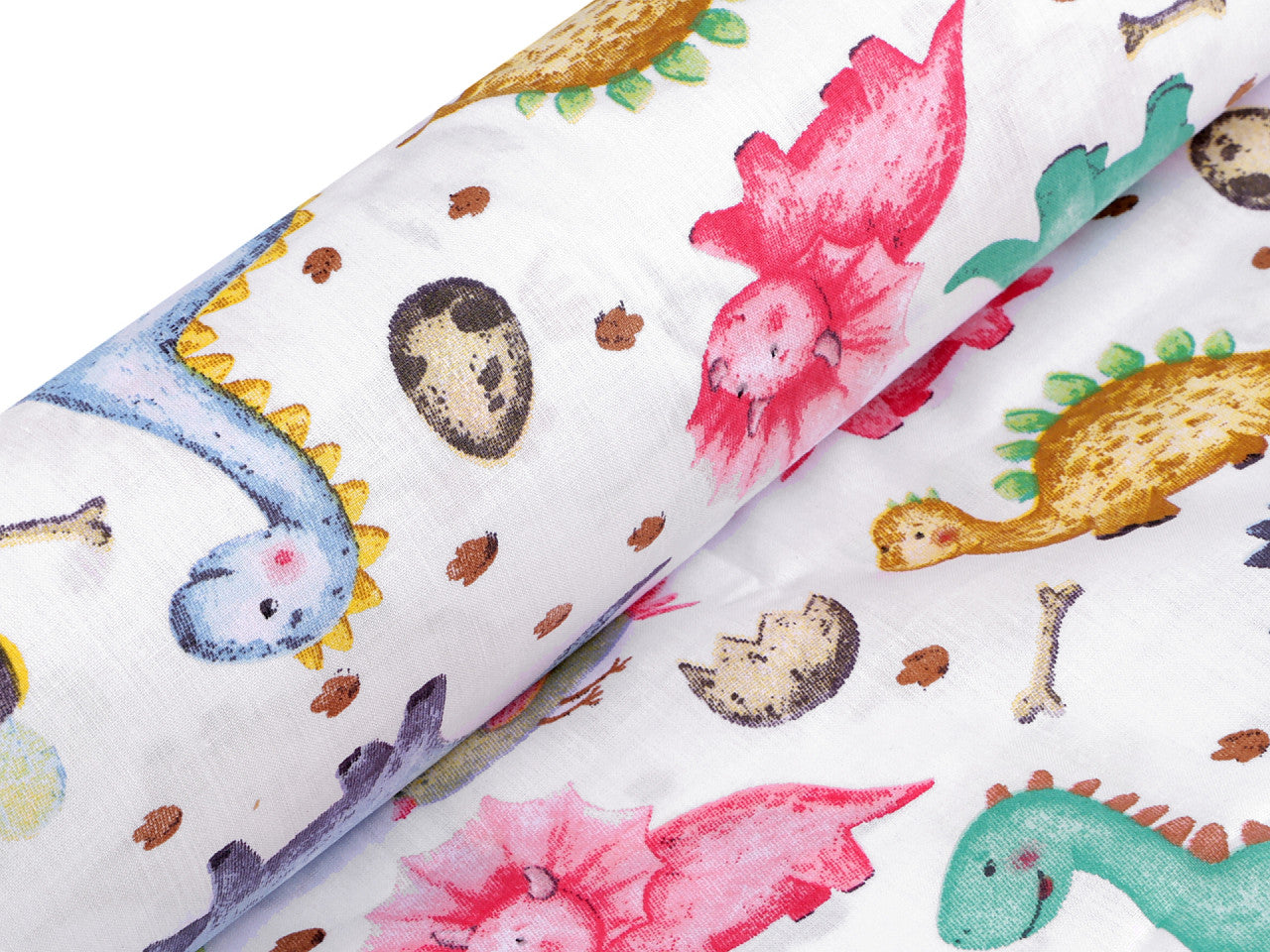 Cretonne coton oekotex Dinosaures