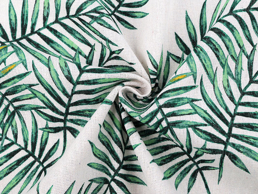 Tissu en coton/Imitation lin, épais, Feuilles