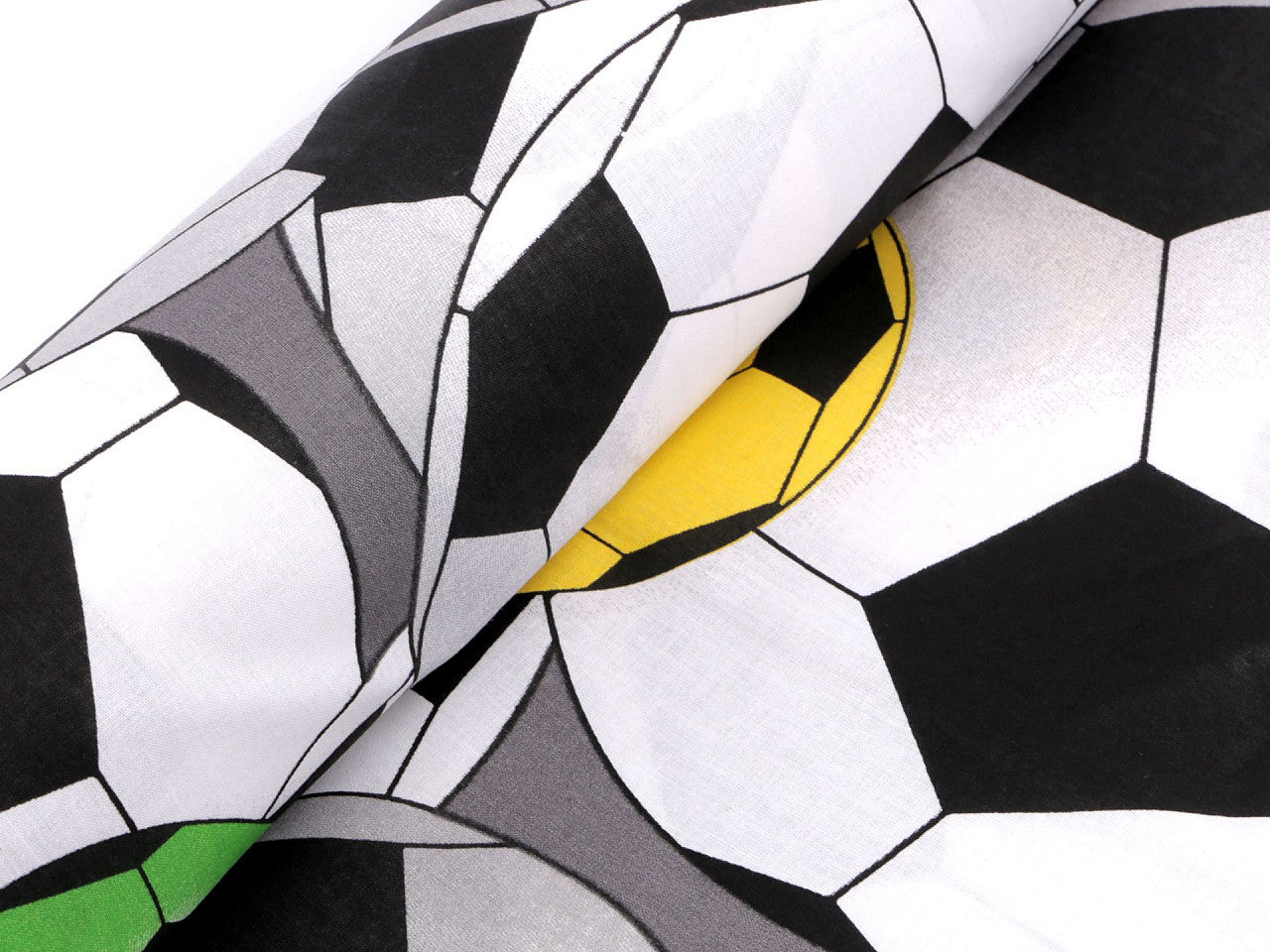 Cretonne coton oekotex, Ballons de football