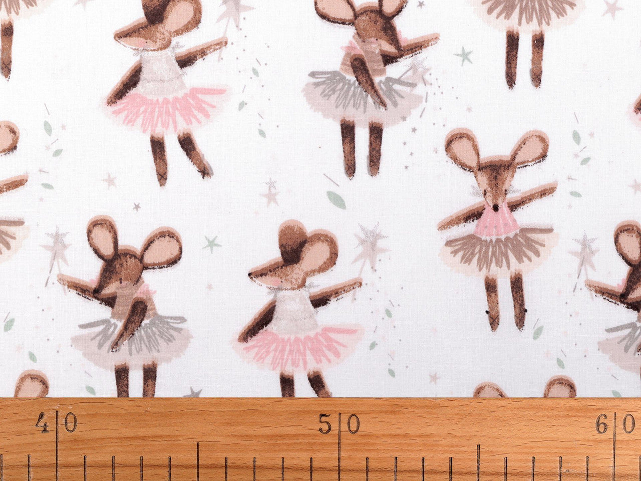 Cretonne coton Souris