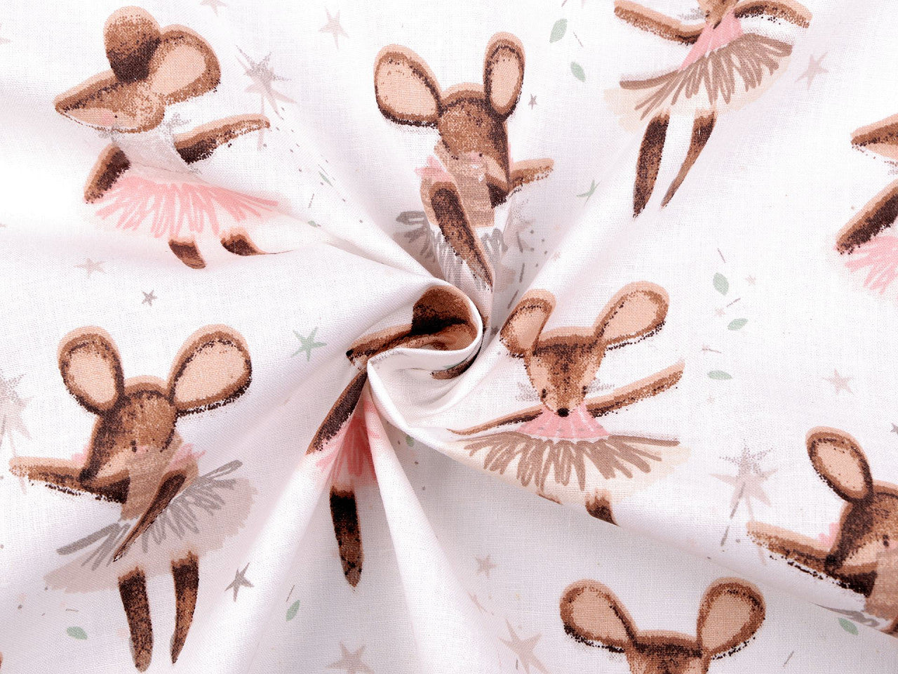 Cretonne coton Souris