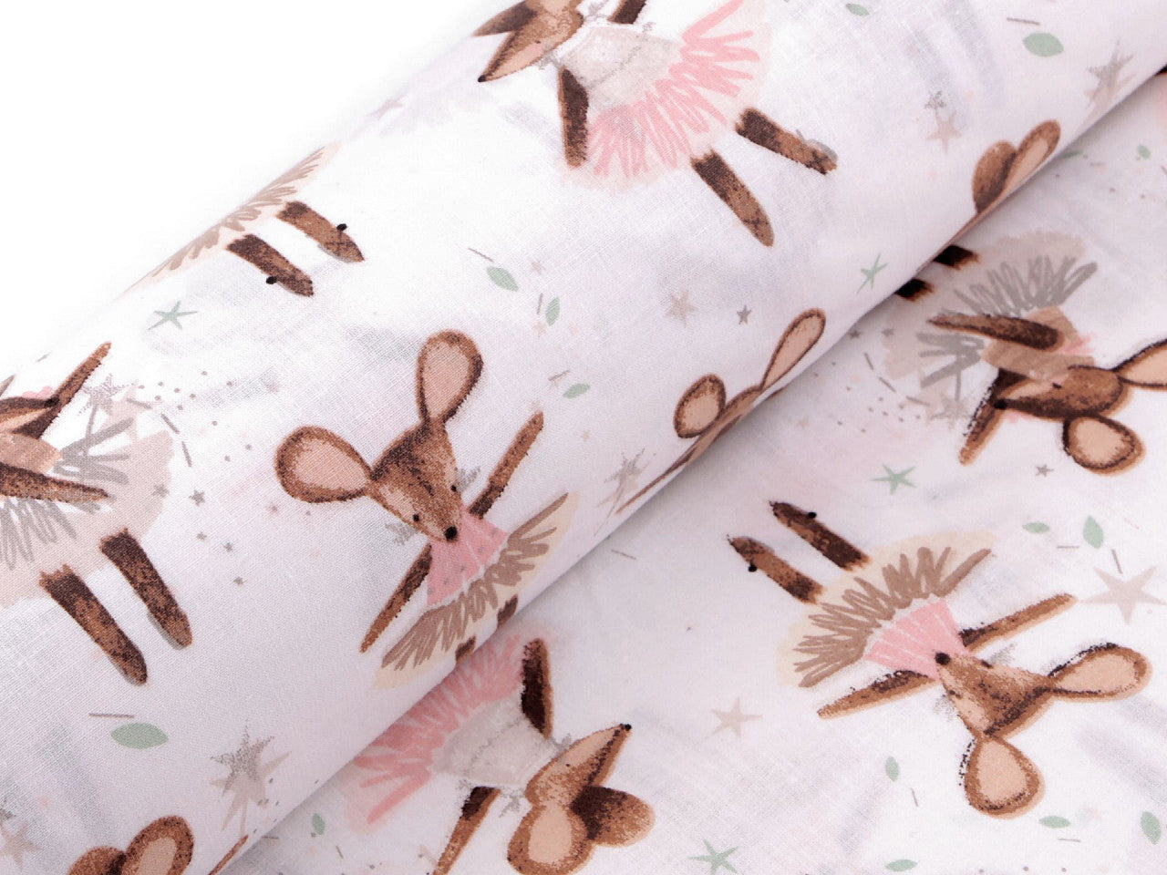 Cretonne coton Souris