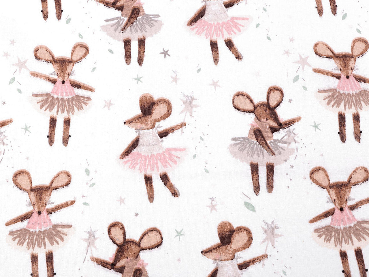Cretonne coton Souris