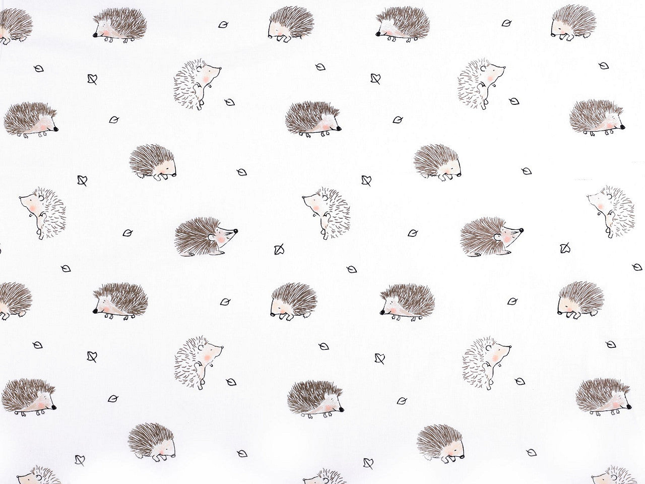 Cretonne en coton oekotex Hérissons