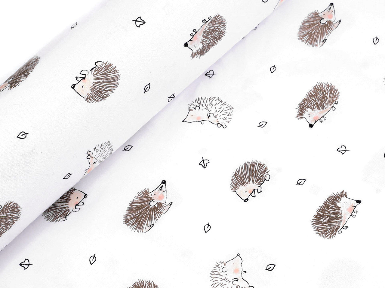 Cretonne en coton oekotex Hérissons