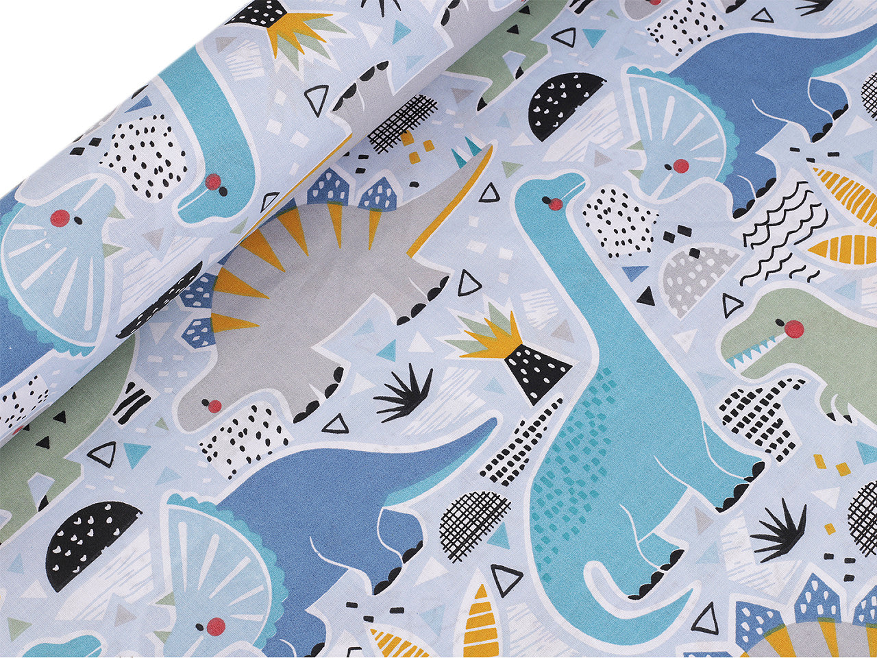 Cretonne coton oekotex Dinosaures