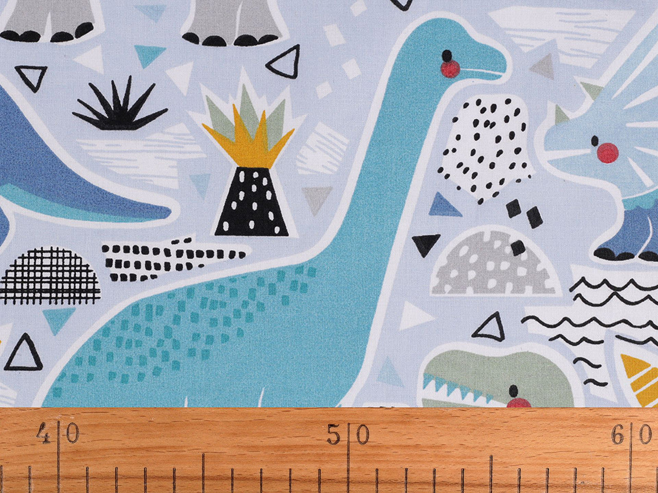 Cretonne coton oekotex Dinosaures