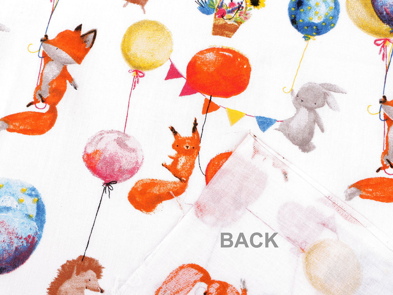 Popeline coton oekotex Ballons / Animaux