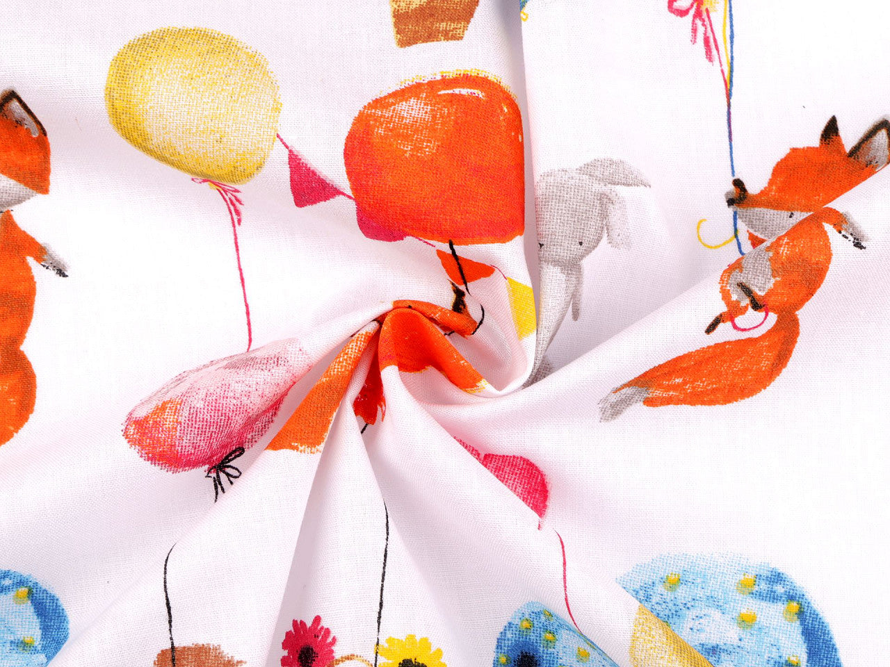 Popeline coton oekotex Ballons / Animaux