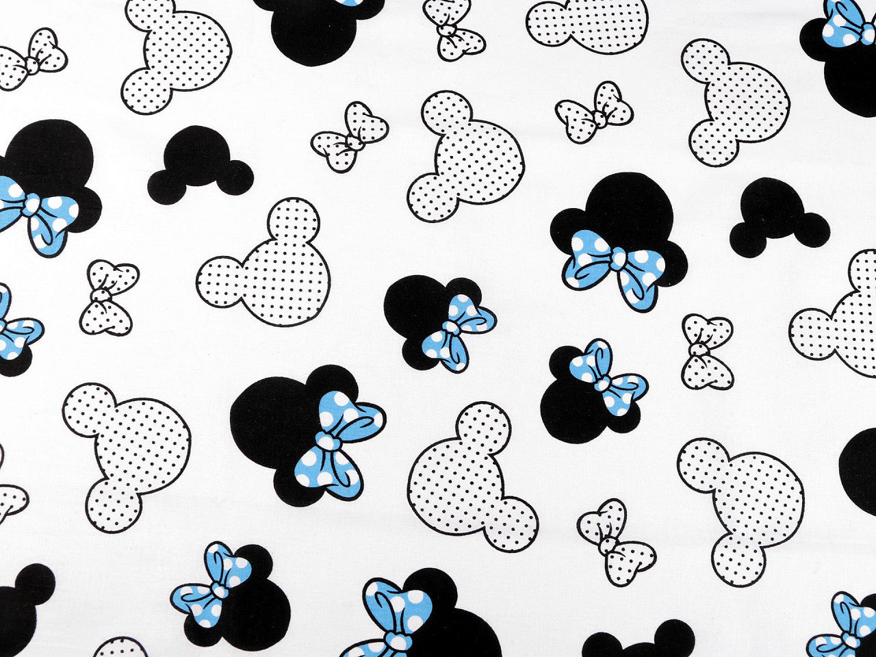 Tissu en coton - Mickey / Minnie Mouse
