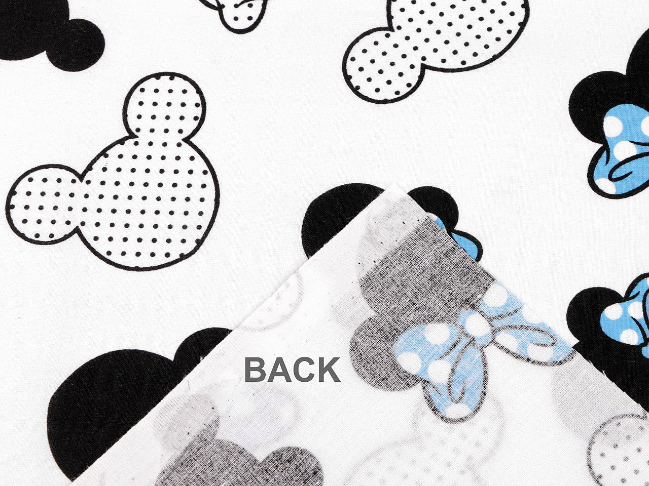 Tissu en coton - Mickey / Minnie Mouse