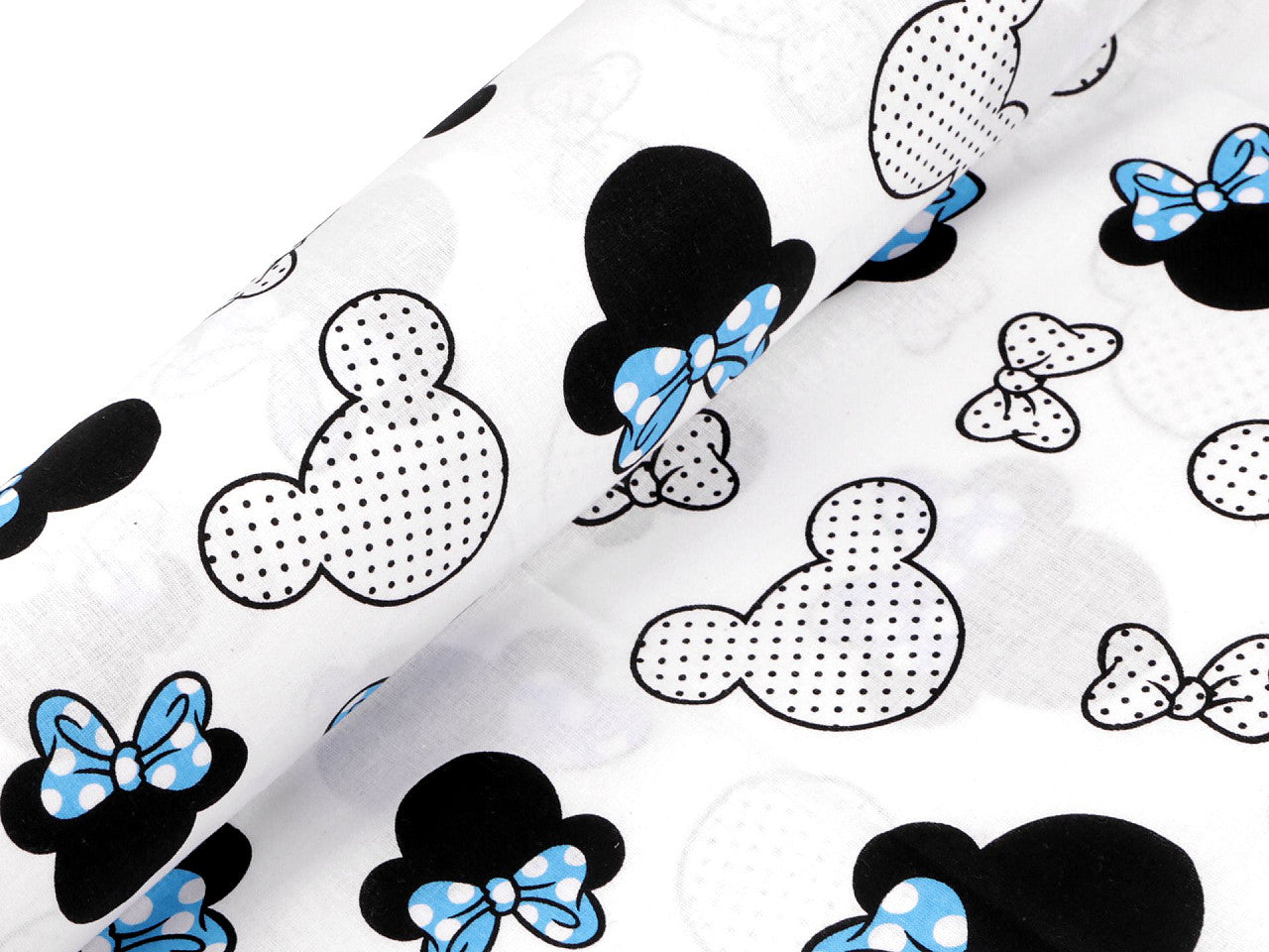 Tissu en coton - Mickey / Minnie Mouse