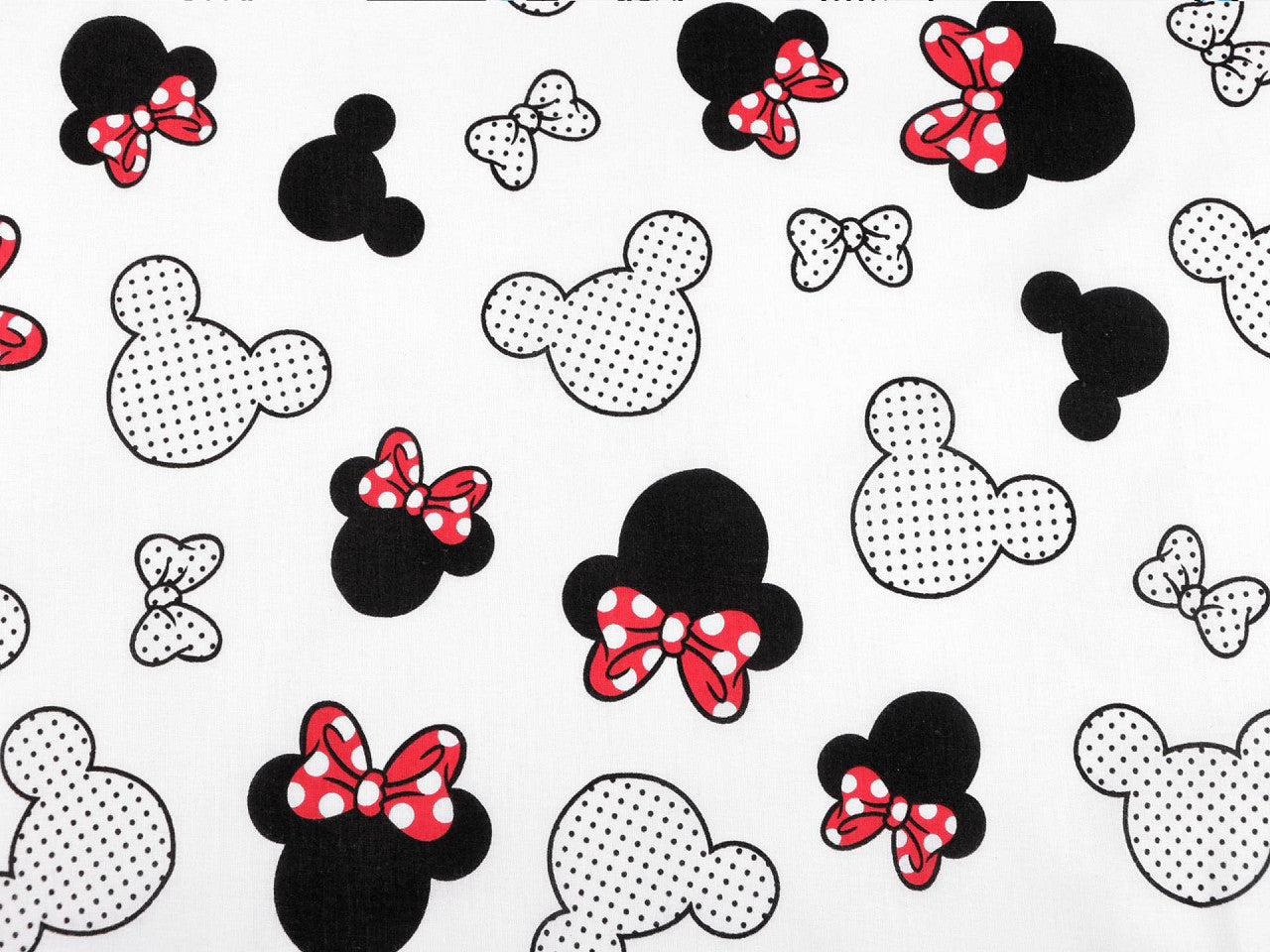 Tissu en coton - Mickey / Minnie Mouse