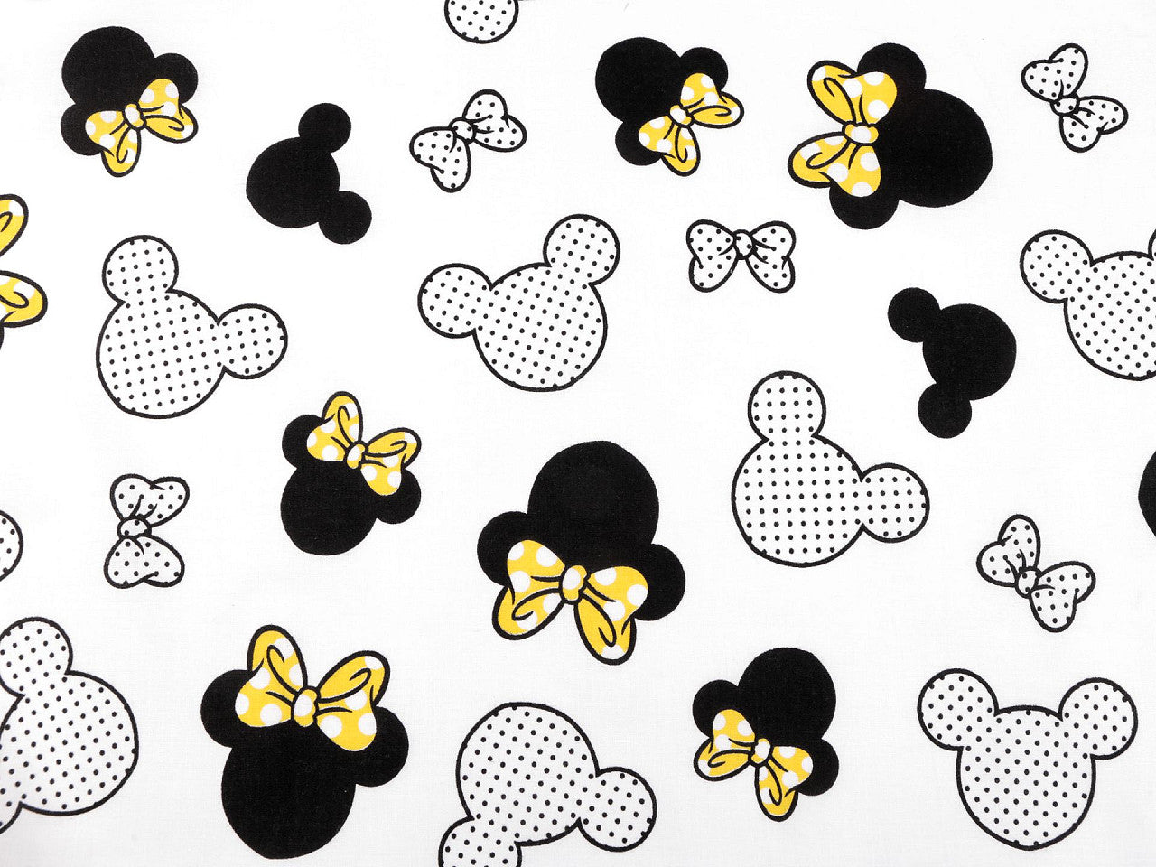 Tissu en coton - Mickey / Minnie Mouse