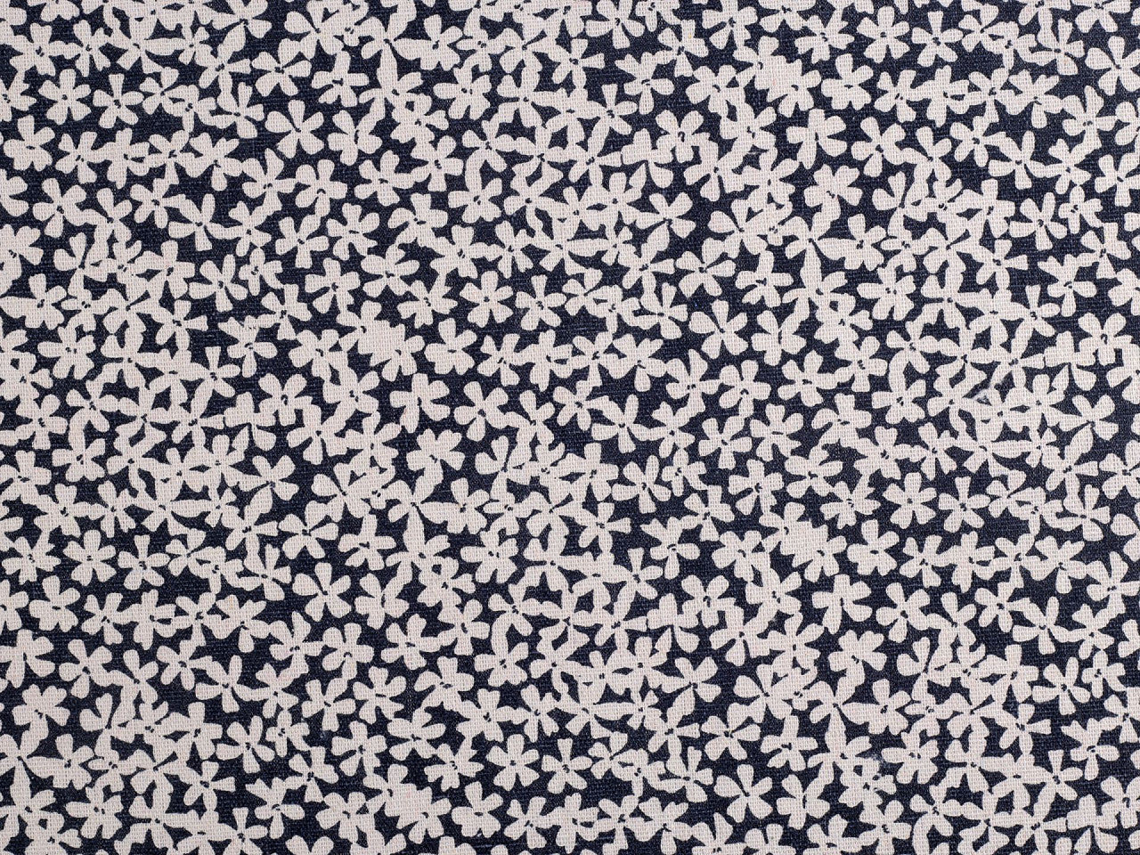 Tissu en coton/Imitation lin, épais, Fleurs