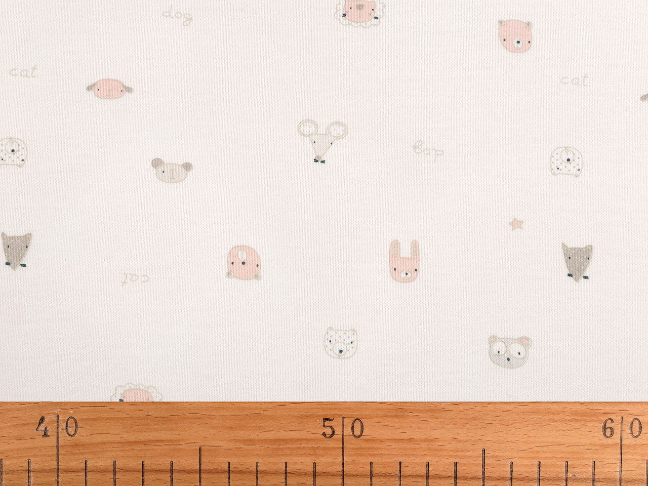 Tricot de coton, Animaux, largeur 200 cm