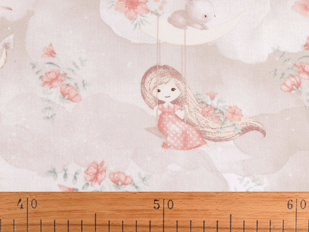 Cretonne coton oekotex Petite fille