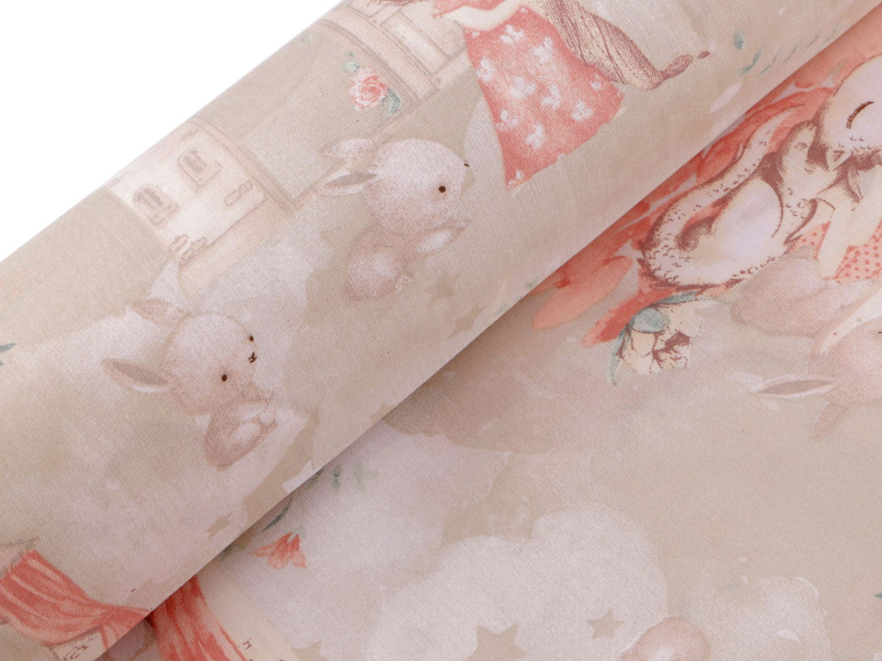 Cretonne coton oekotex Petite fille