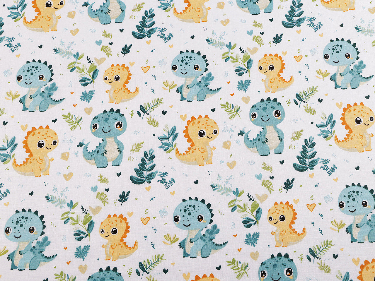 Cretonne coton oekotex Dinosaures