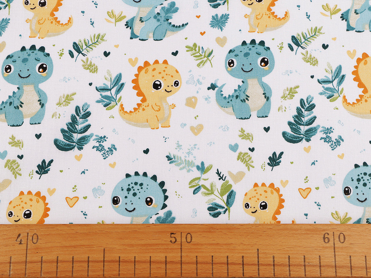 Cretonne coton oekotex Dinosaures