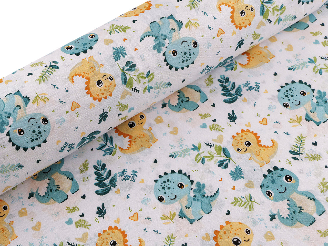 Cretonne coton oekotex Dinosaures