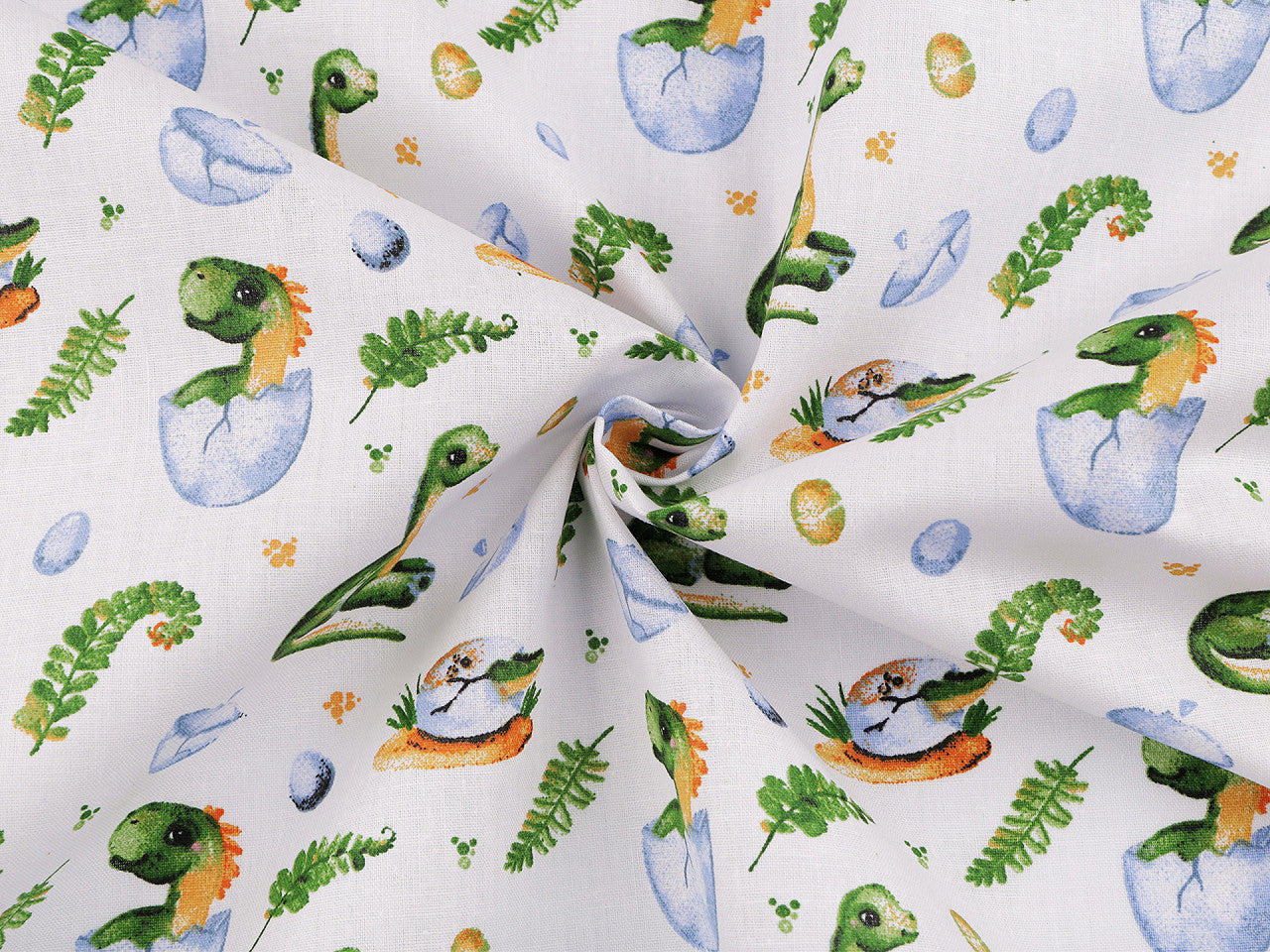 Tissu en coton oekotex, Dinosaures