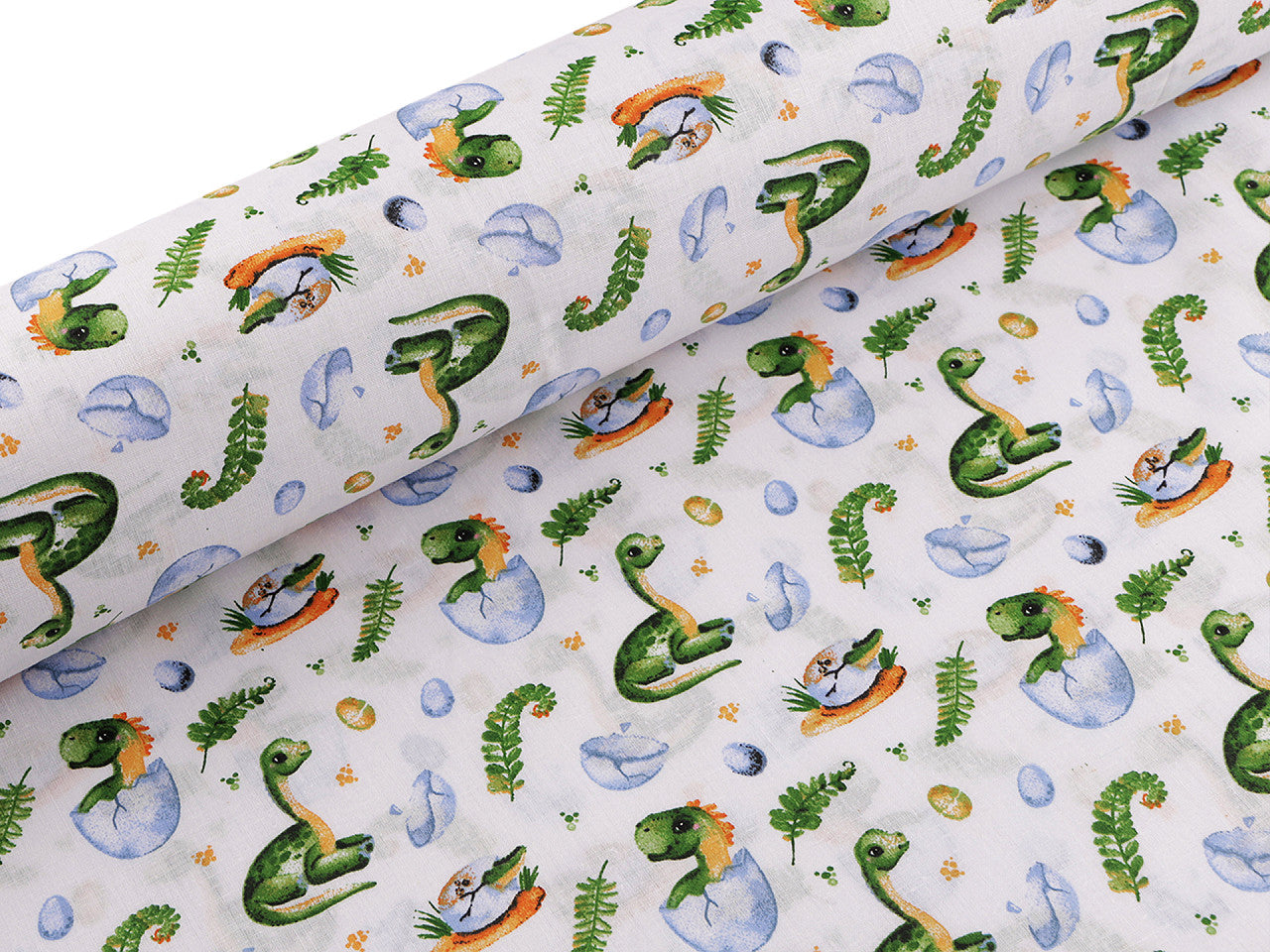 Tissu en coton oekotex, Dinosaures