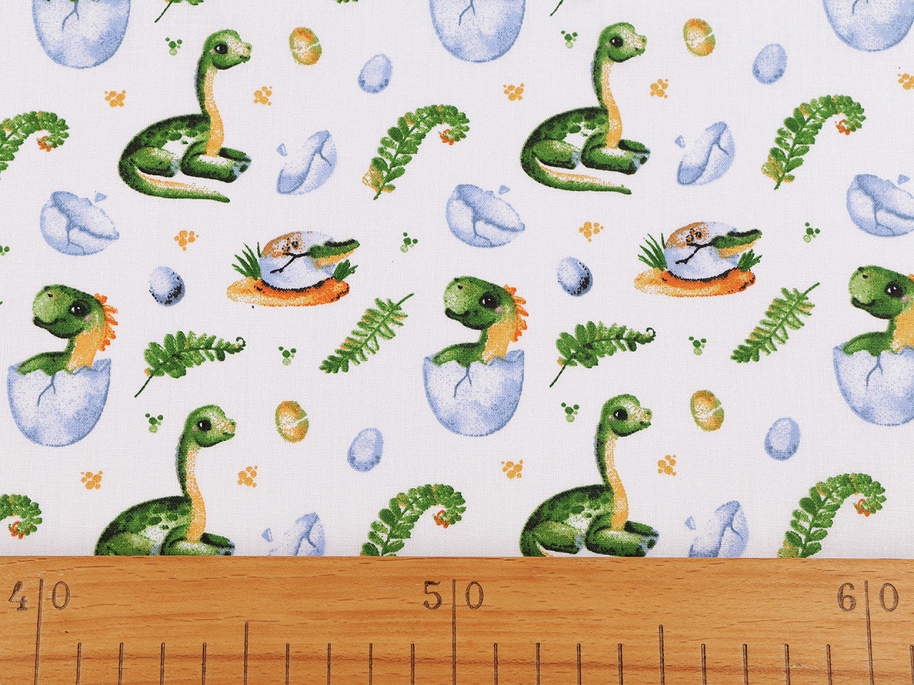 Tissu en coton oekotex, Dinosaures