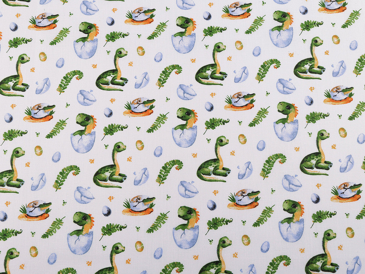 Tissu en coton oekotex, Dinosaures