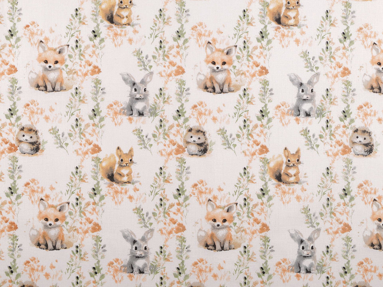 Popeline en coton oekotex, Animaux
