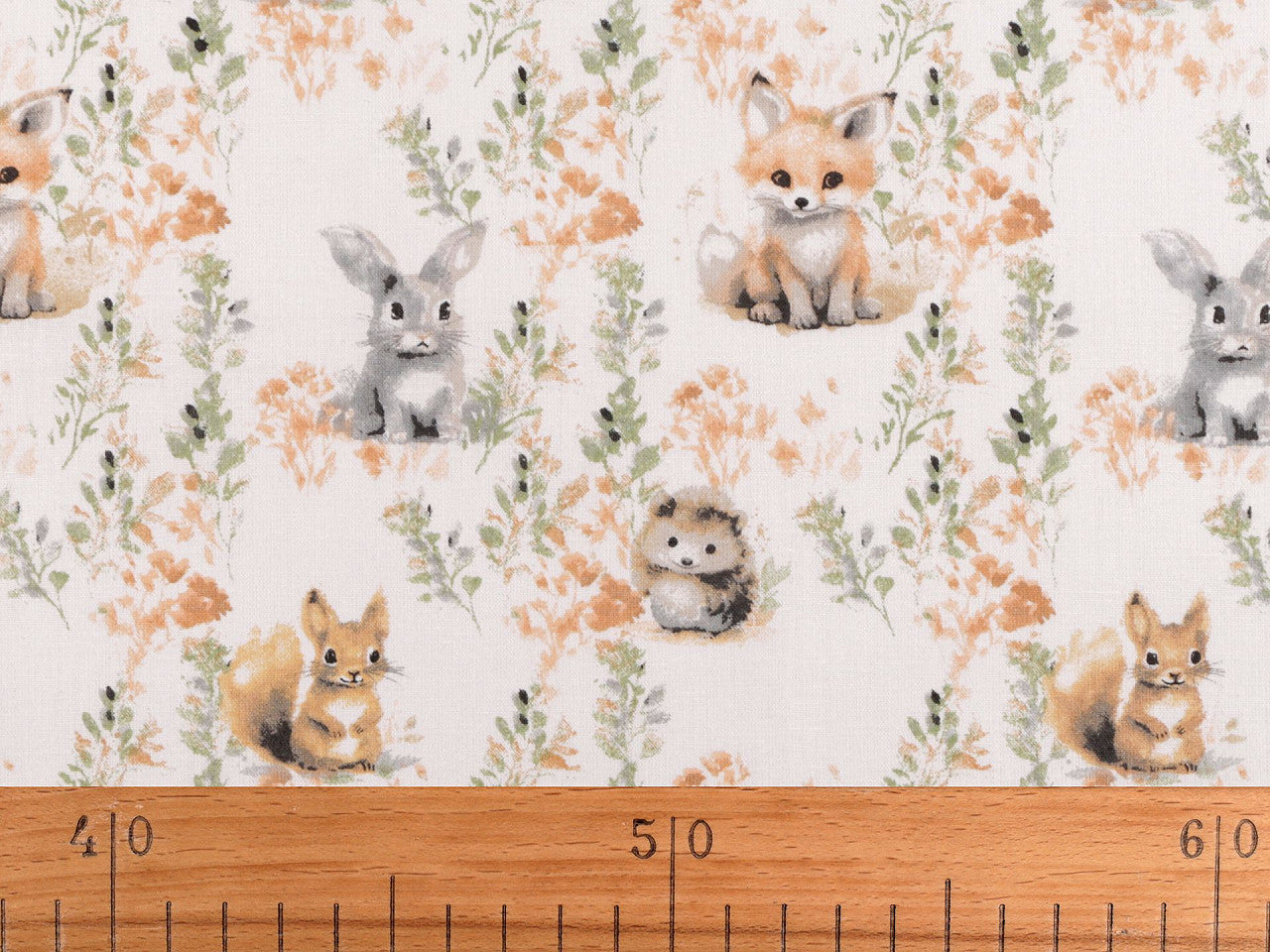 Popeline en coton oekotex, Animaux