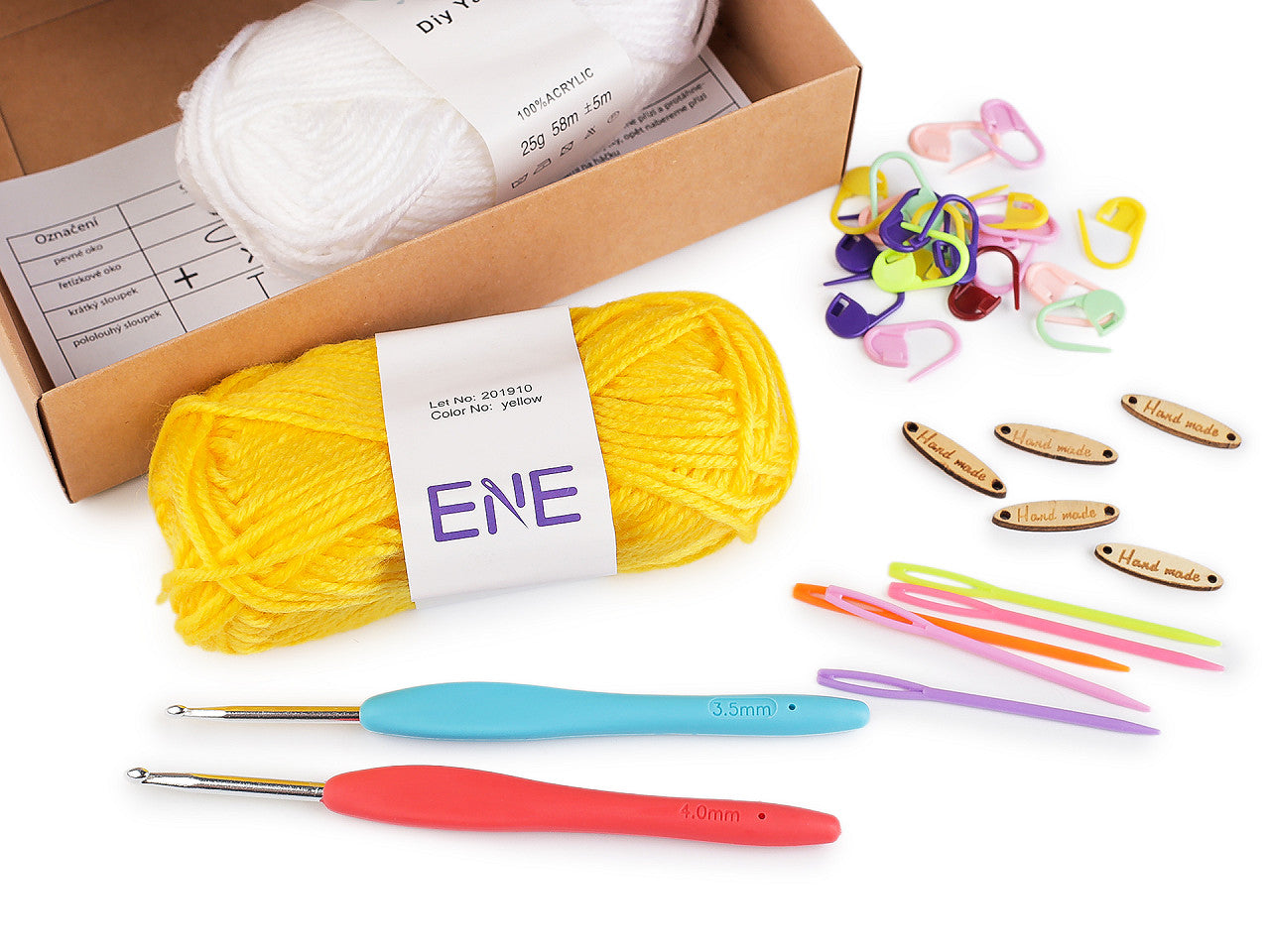 Kit de crochet avec instructions pour débutants - 1set