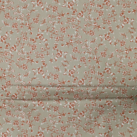 Coton enduit small flowers
