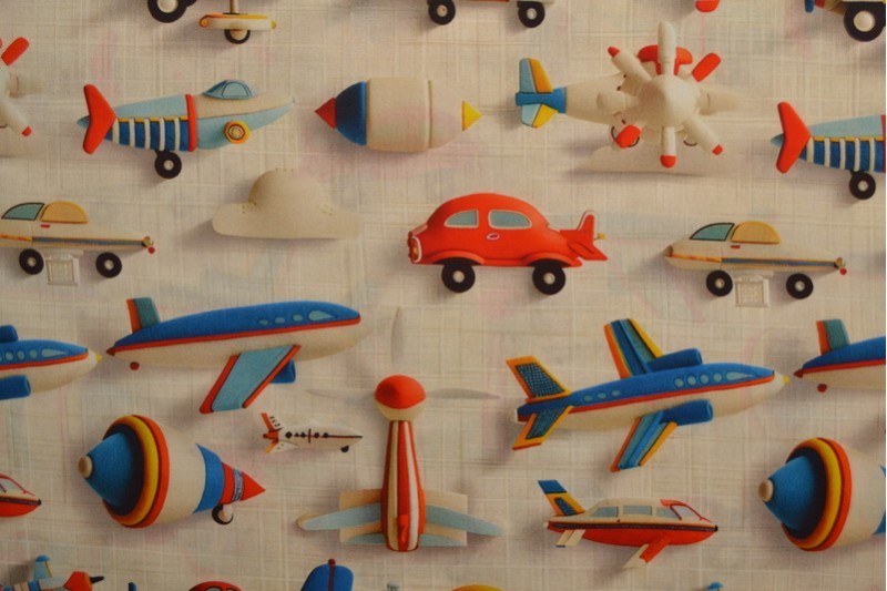 Popeline impression numérique effet 3D Oekotex