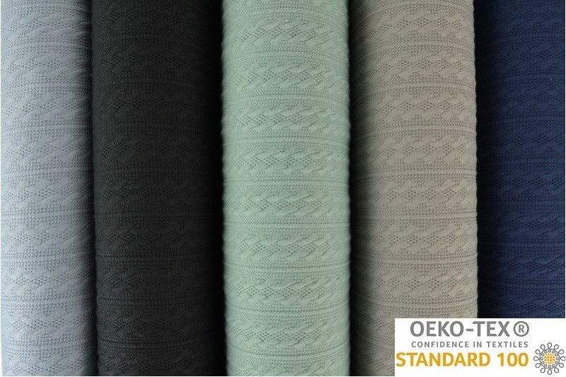 Maille torsades oekotex