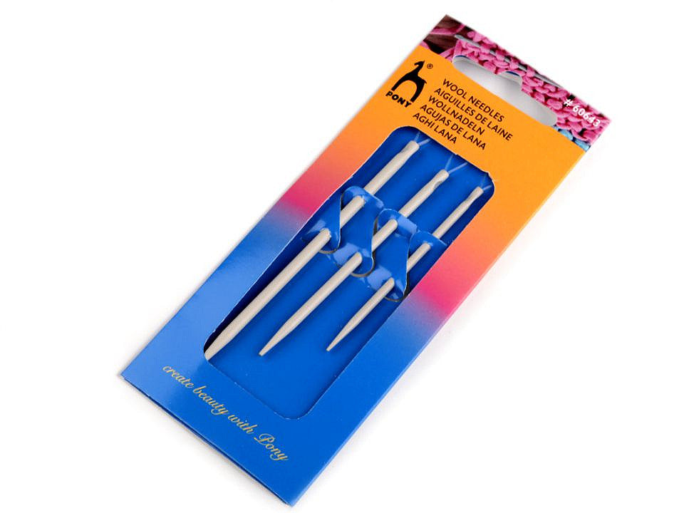 Aiguilles à laine Pony, 3 pièces