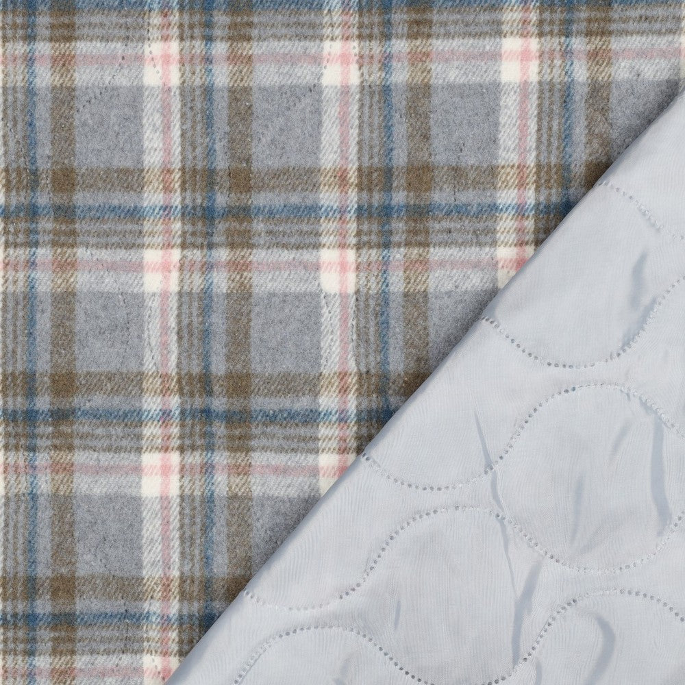 Flanelle Tartan matelassée POPPY