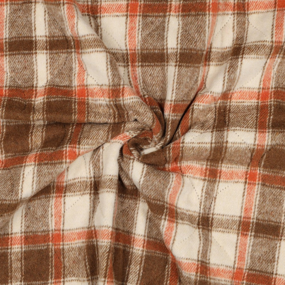 Flanelle Tartan matelassée POPPY