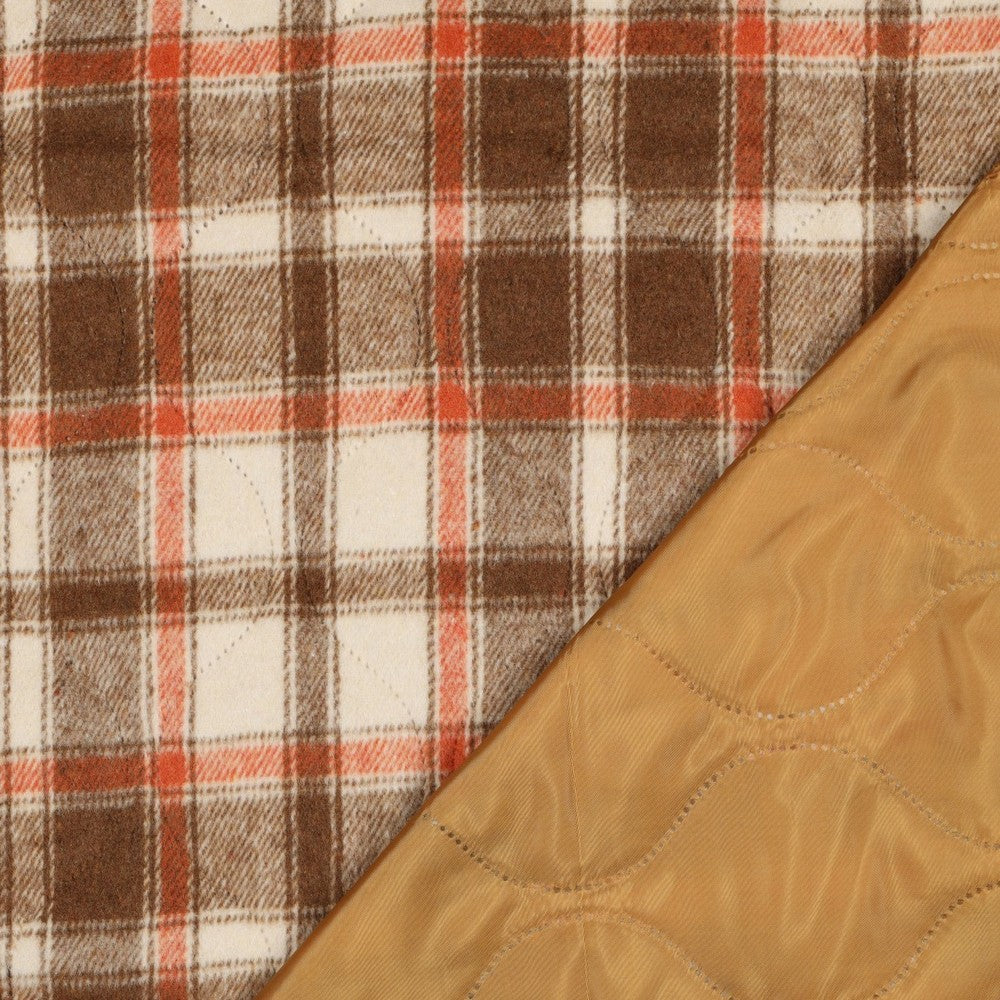 Flanelle Tartan matelassée POPPY