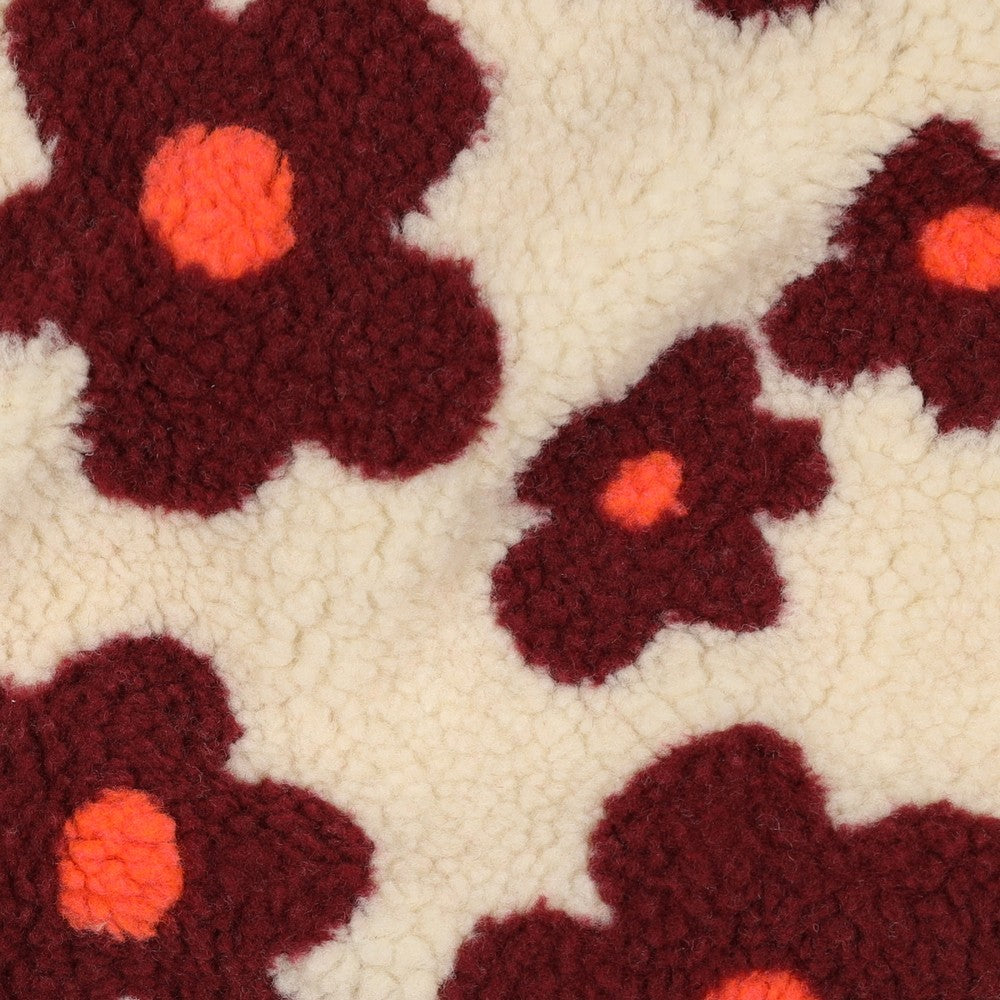 Sherpa imprimée fleurs POPPY