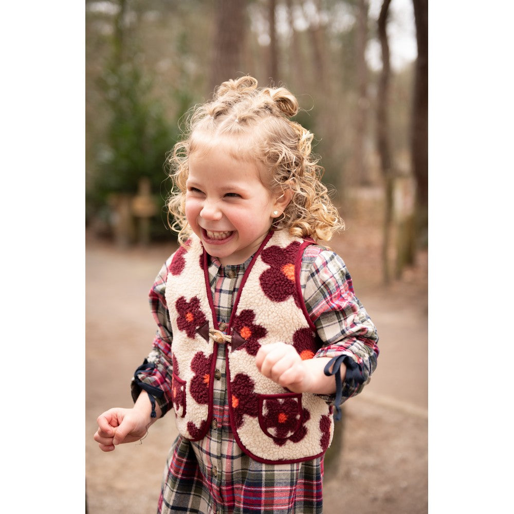 Sherpa imprimée fleurs POPPY