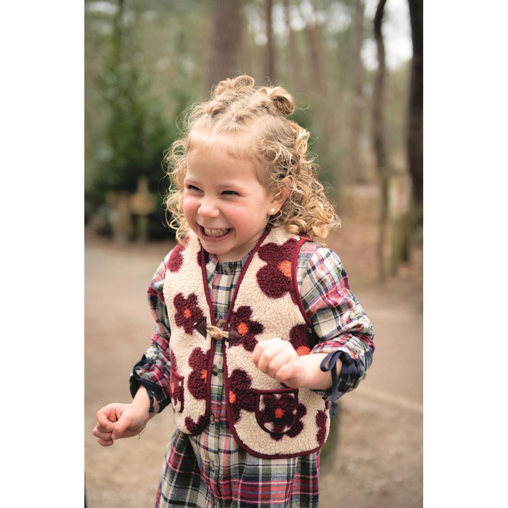 Sherpa imprimée fleurs POPPY