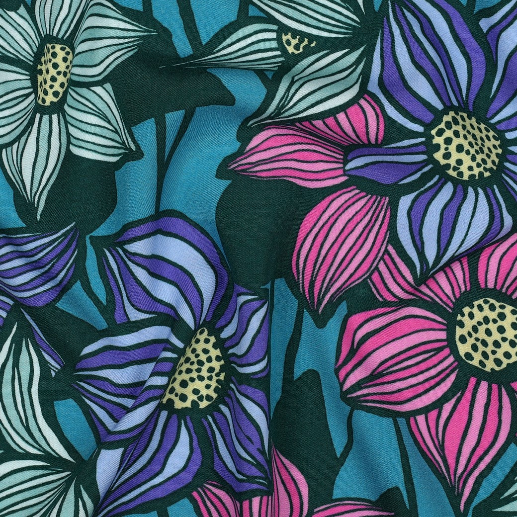 Viscose Lenzing Ecovero Flowers